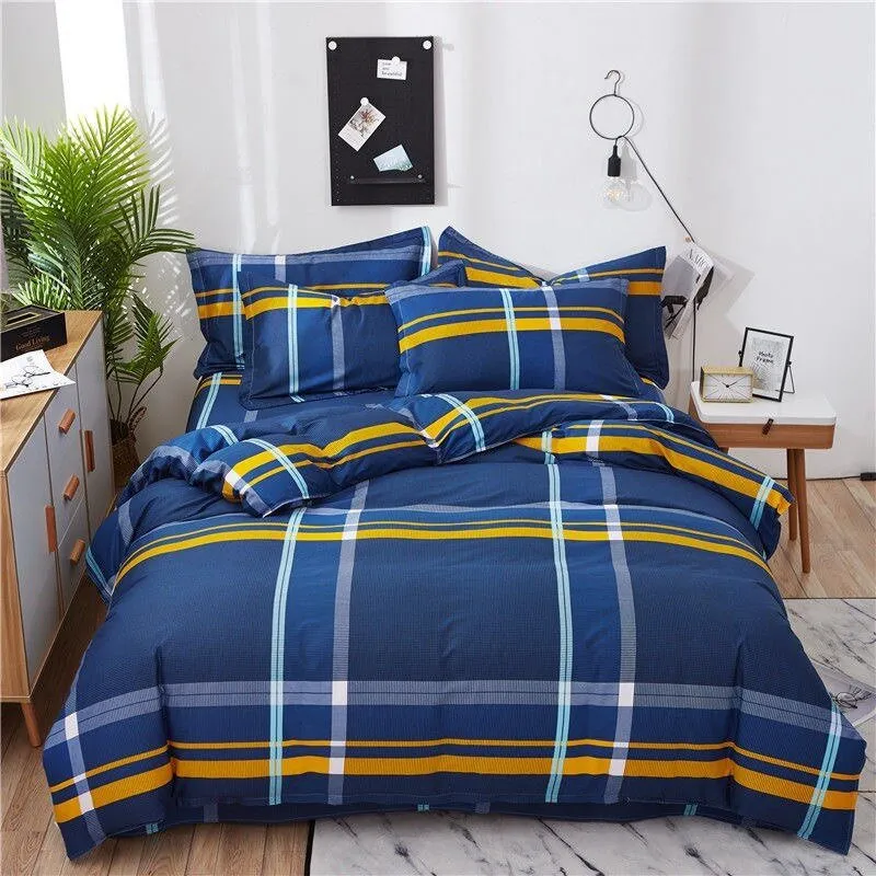 Luxury 100% Cotton Duvet Cover Set