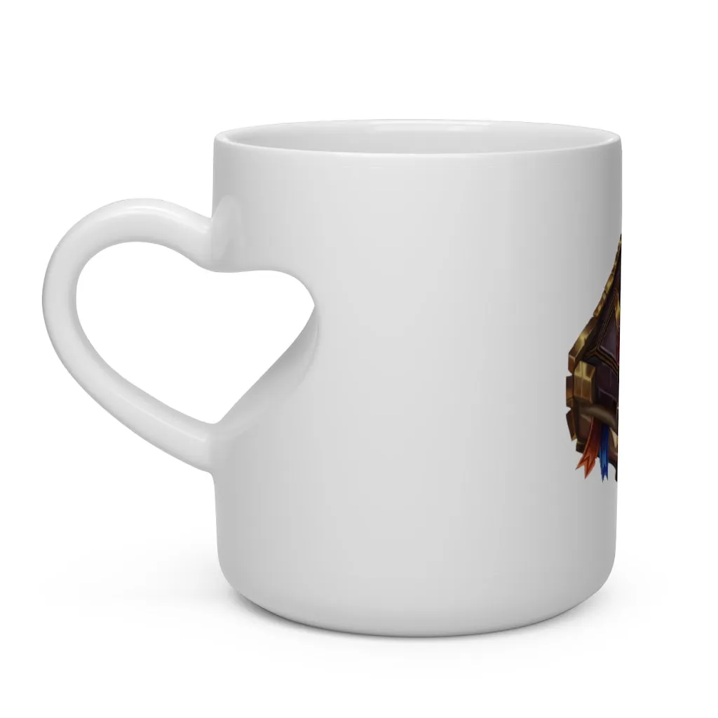 Magic Book Heart Shape Mug