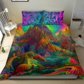 MAGIC MOUNTAIN BEDDING SET | ACIDMATH AI