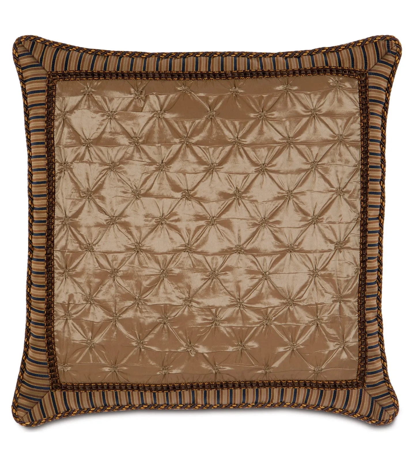 Metallic Golden Copper Euro Sham 27x27