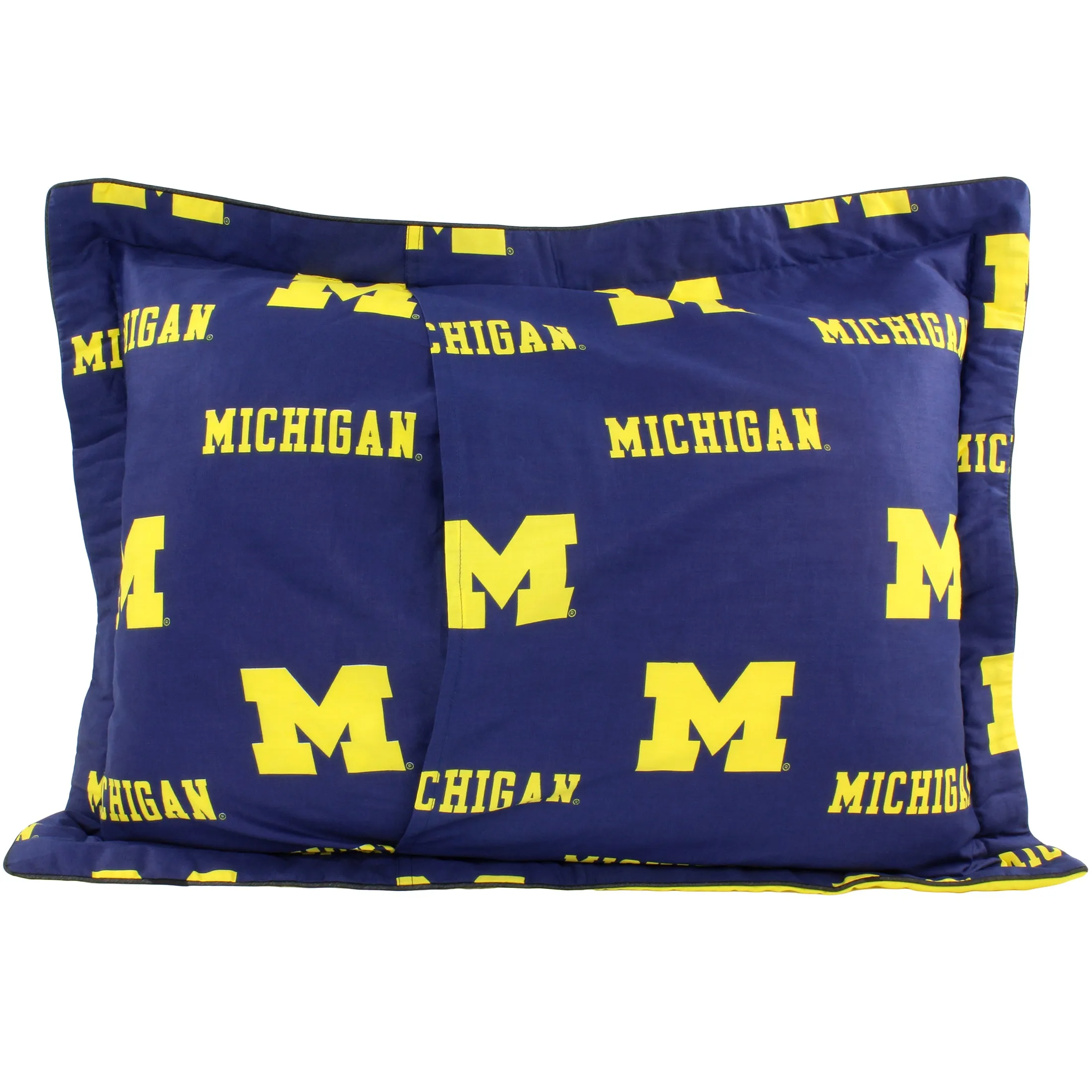 Michigan Wolverines Reversible Cotton Comforter Set