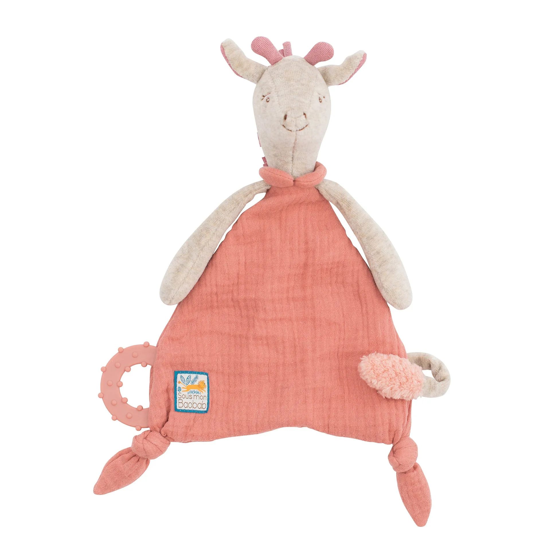 Moulin Roty Sous Mon Baobab Giraffe Baby Comforter