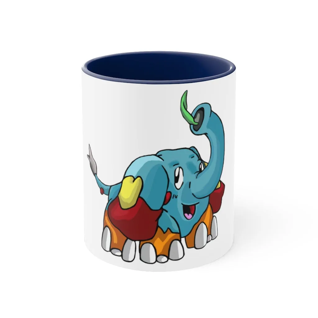 Mudphant Accent Coffee Mug, 11oz