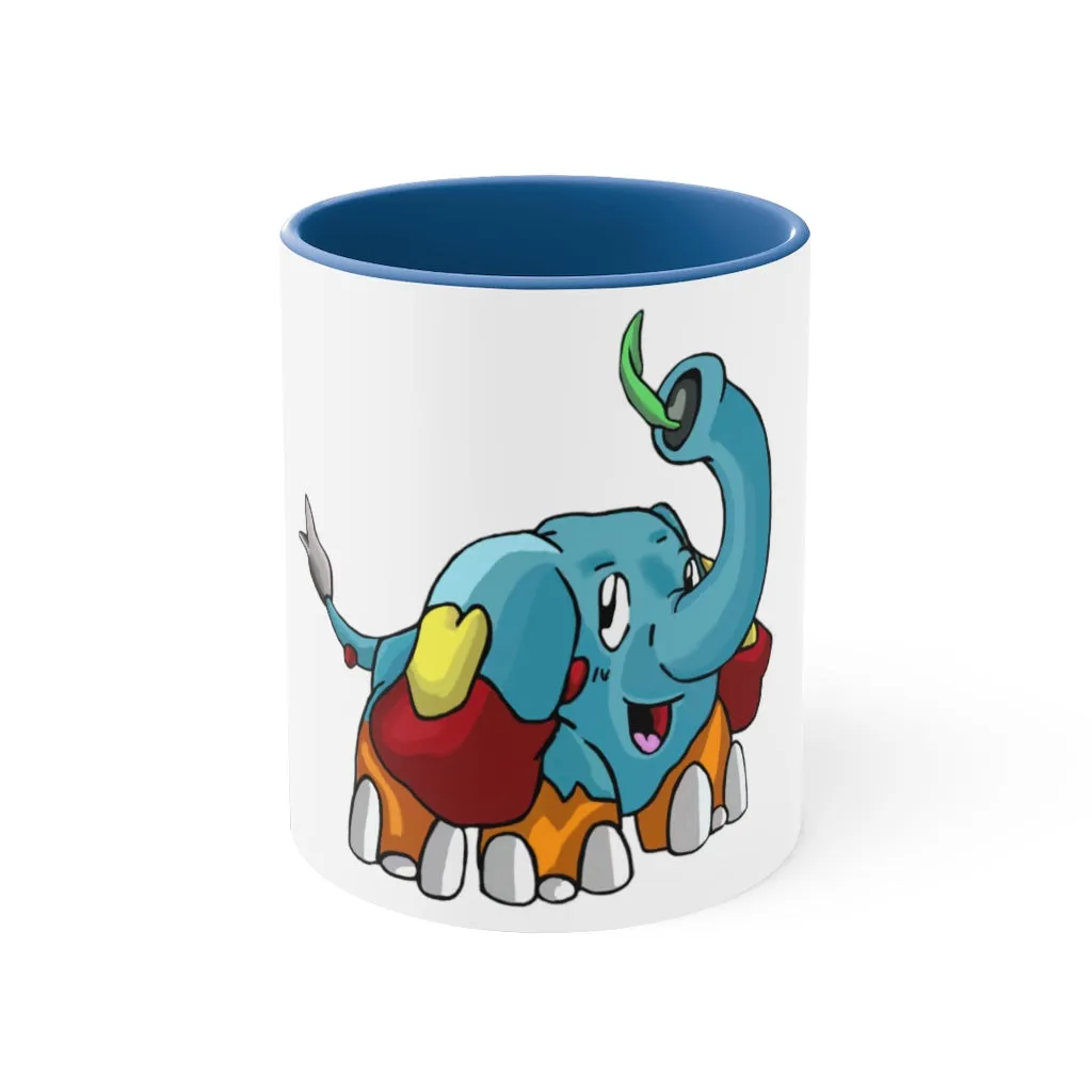 Mudphant Accent Coffee Mug, 11oz