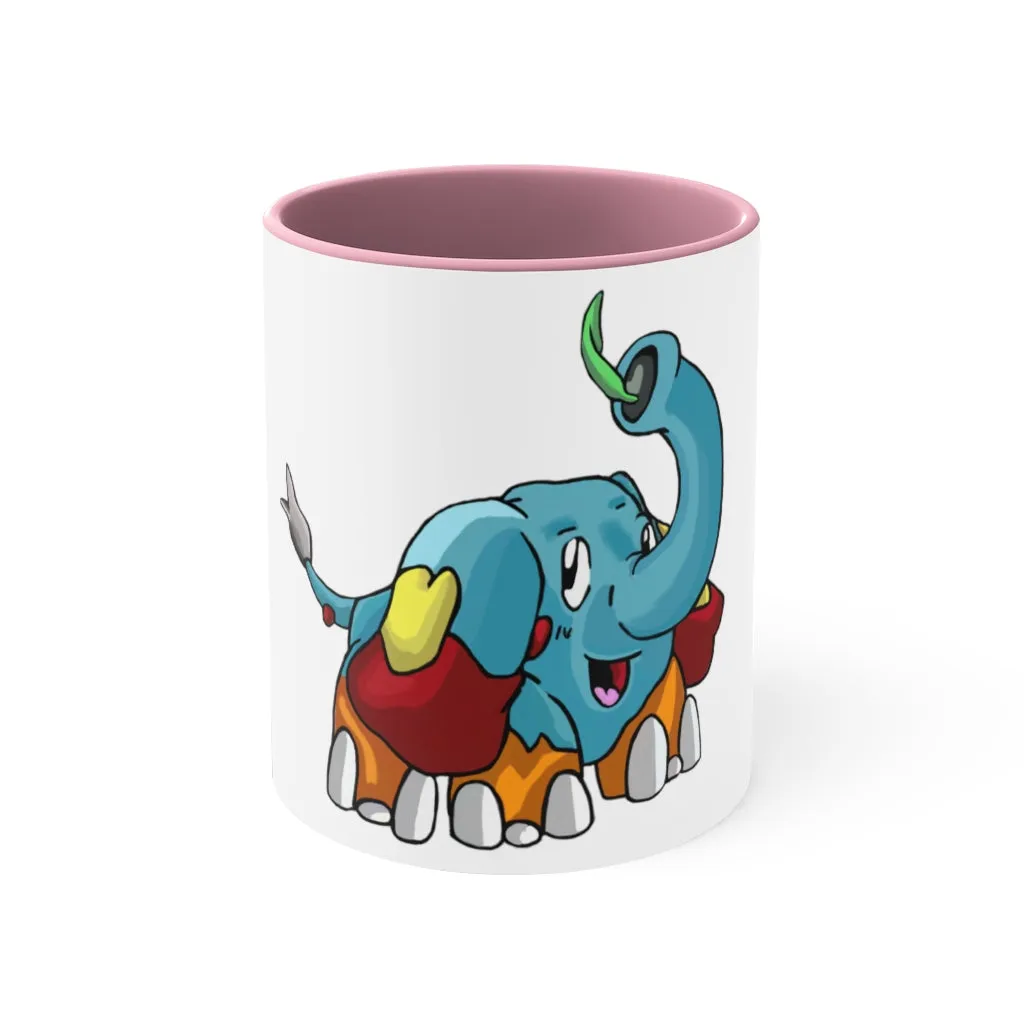 Mudphant Accent Coffee Mug, 11oz