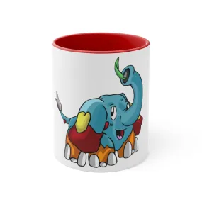 Mudphant Accent Coffee Mug, 11oz