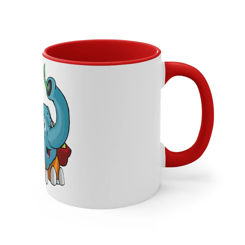 Mudphant Accent Coffee Mug, 11oz