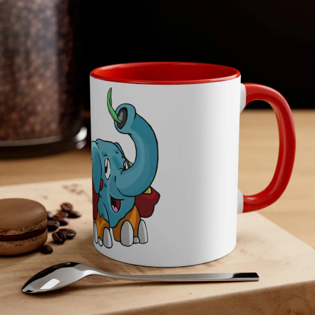 Mudphant Accent Coffee Mug, 11oz