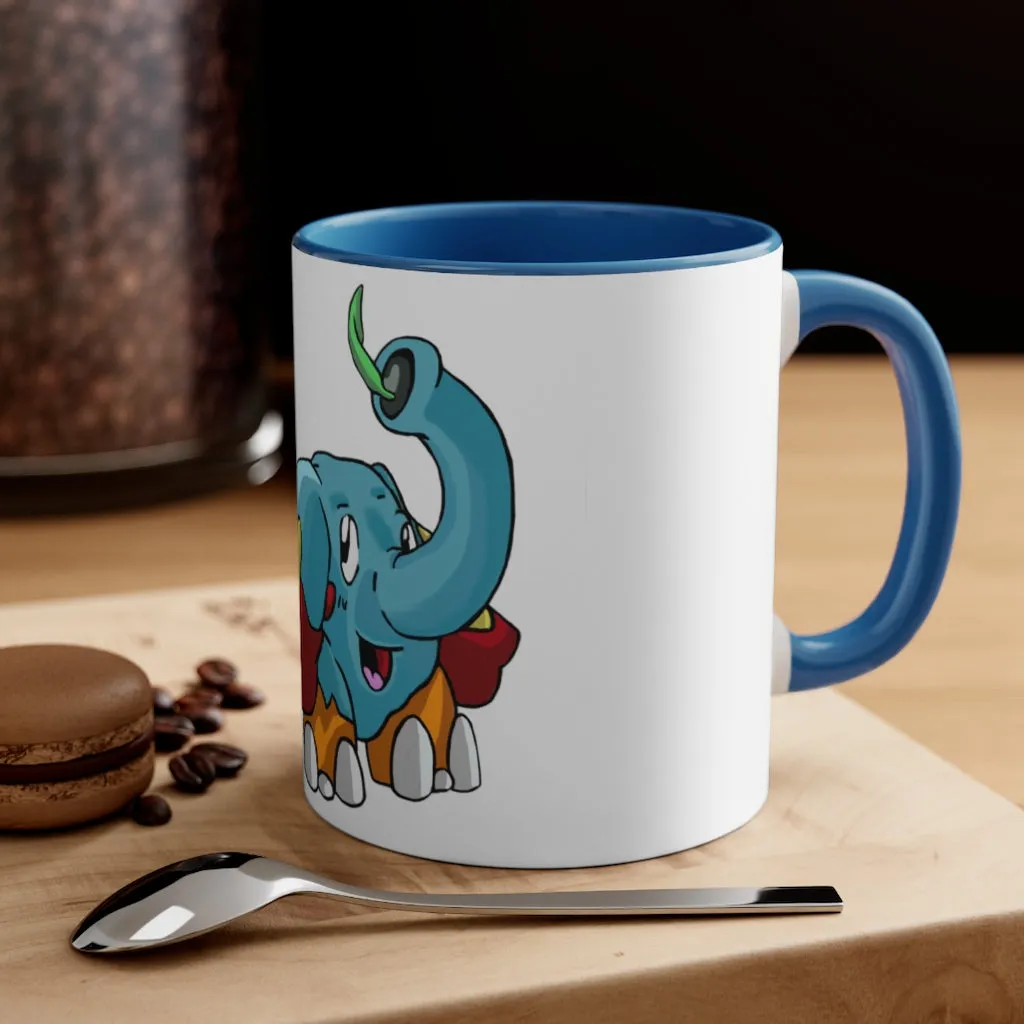 Mudphant Accent Coffee Mug, 11oz