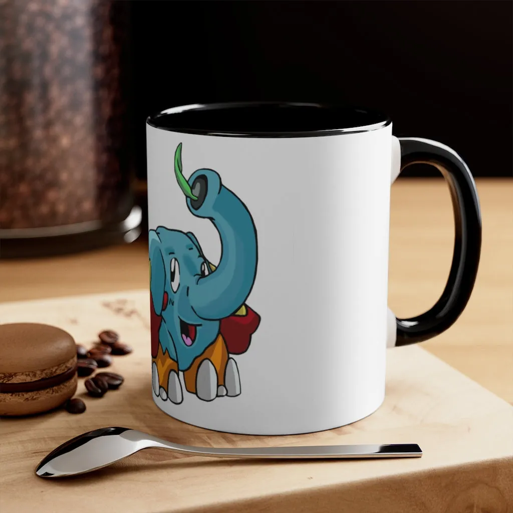 Mudphant Accent Coffee Mug, 11oz