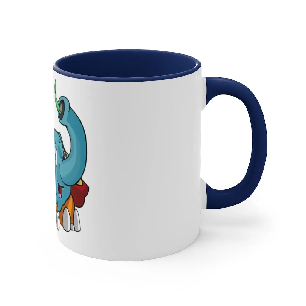 Mudphant Accent Coffee Mug, 11oz