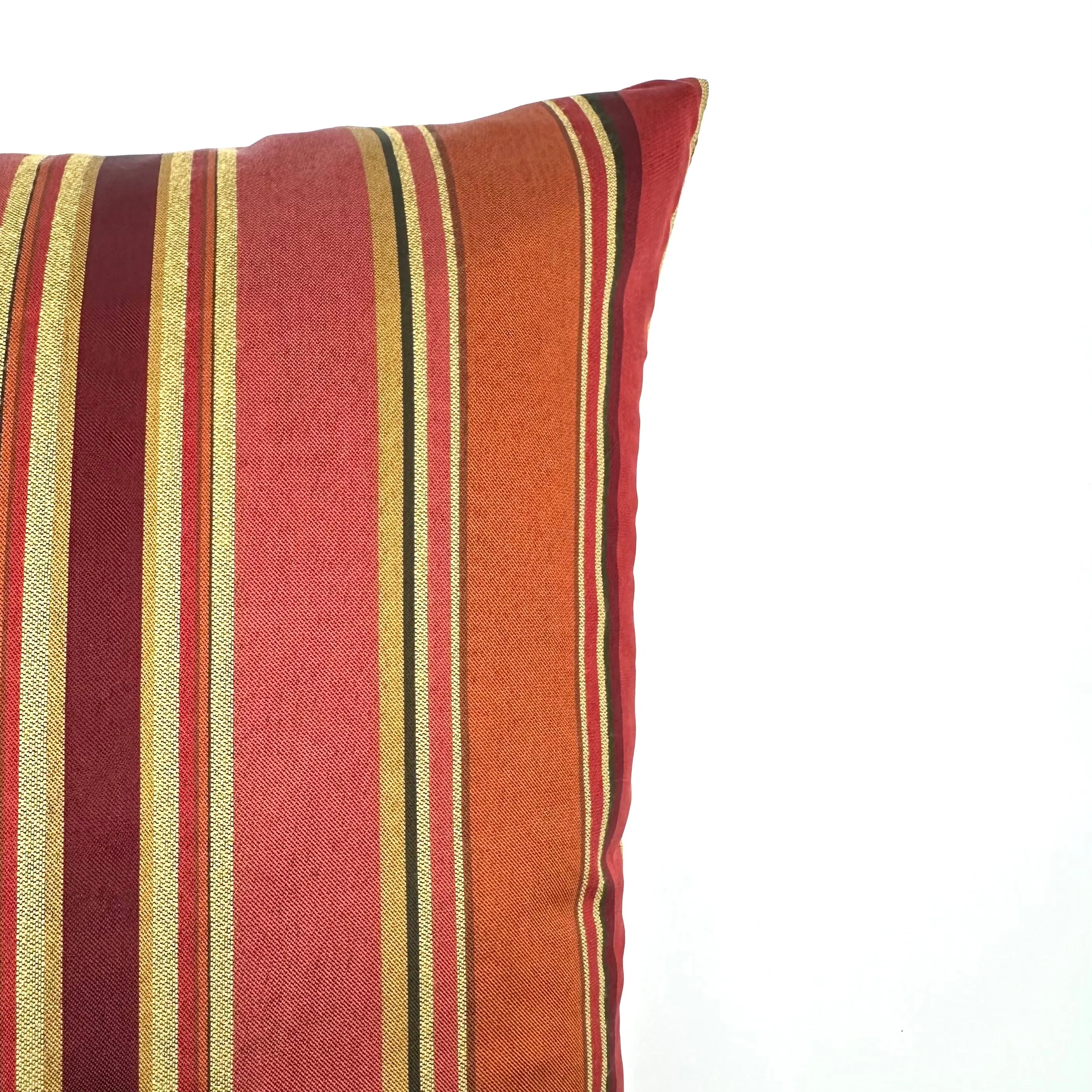 Multicolor Mid Century Stripe Throw Pillow Cover 20x20