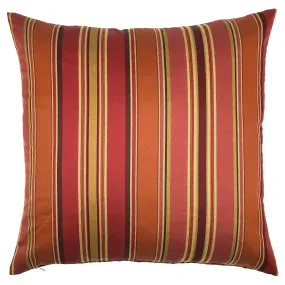 Multicolor Mid Century Stripe Throw Pillow Cover 20x20