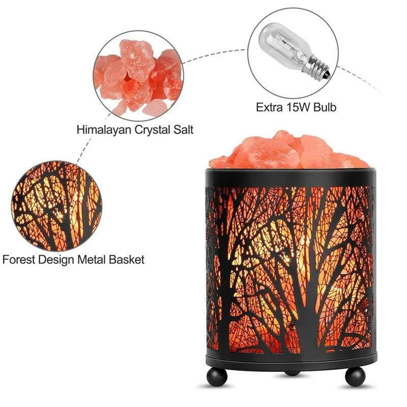 Natural Crystal Salt Lamp Night Light