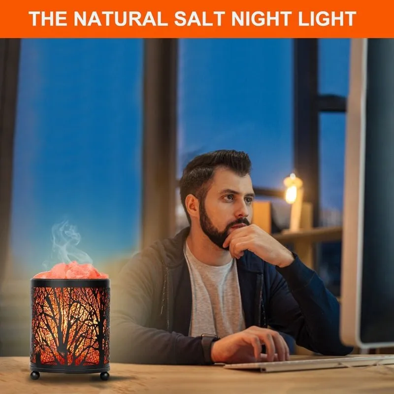 Natural Crystal Salt Lamp Night Light