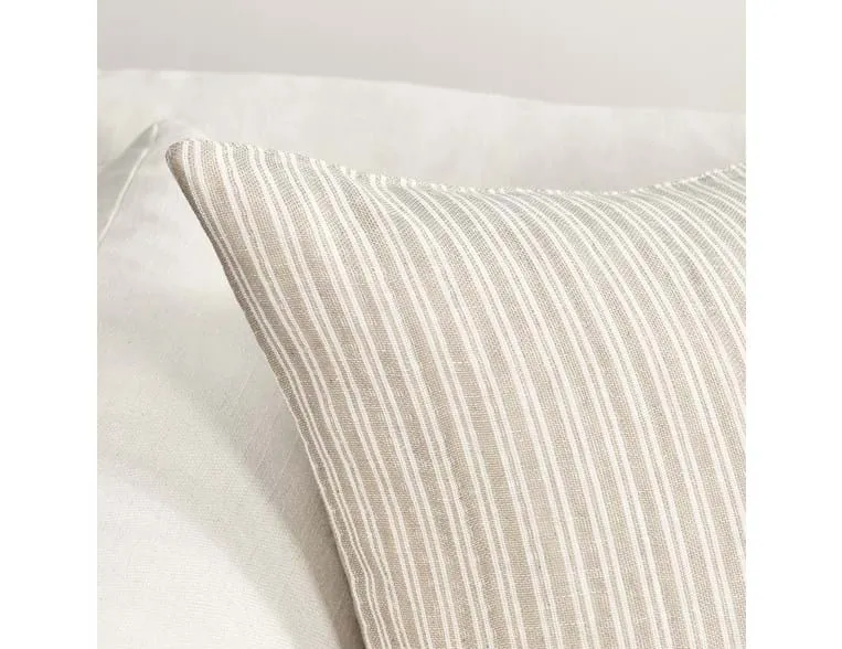 Natural Striped 22" Pillow