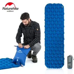 Naturehike Inflatable Camping Mattress – Ultralight Sleeping Mat, Air Bed for Camping 4 Seasons