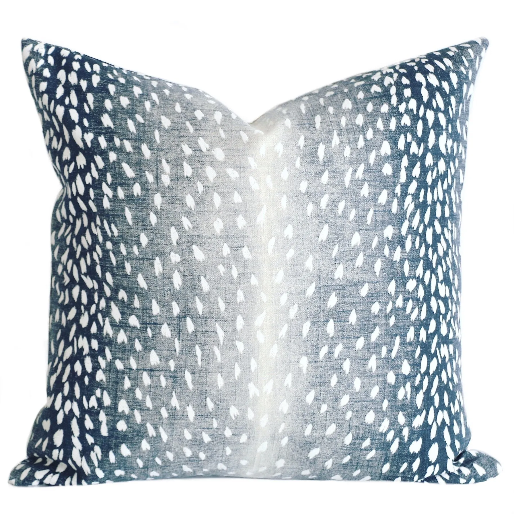 Navy Ombre Animal Print Pillow Cover / Fawn Pillow Cover / living room pillows / Toss pillow / accent pillows