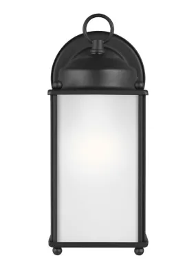 New Castle Collection - Large One Light Outdoor Wall Lantern | Finish: Black - 8593001EN3-12