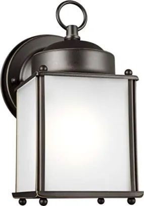 New Castle Collection - One Light Outdoor Wall Lantern | Finish: Antique Bronze - 8592001-71