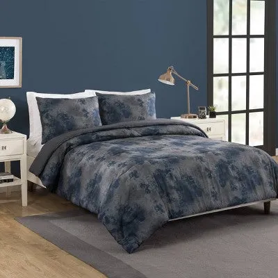 New - Full/Queen Teen Starry Comforter Set Blue/Gray/Purple - Makers Collective