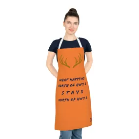 North of Hwy 2 - With Antlers - Adult Apron