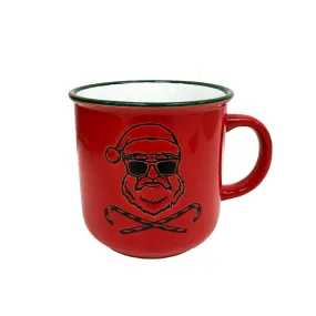 Nostalgia Cool Santa Mug in Red, 14 oz.