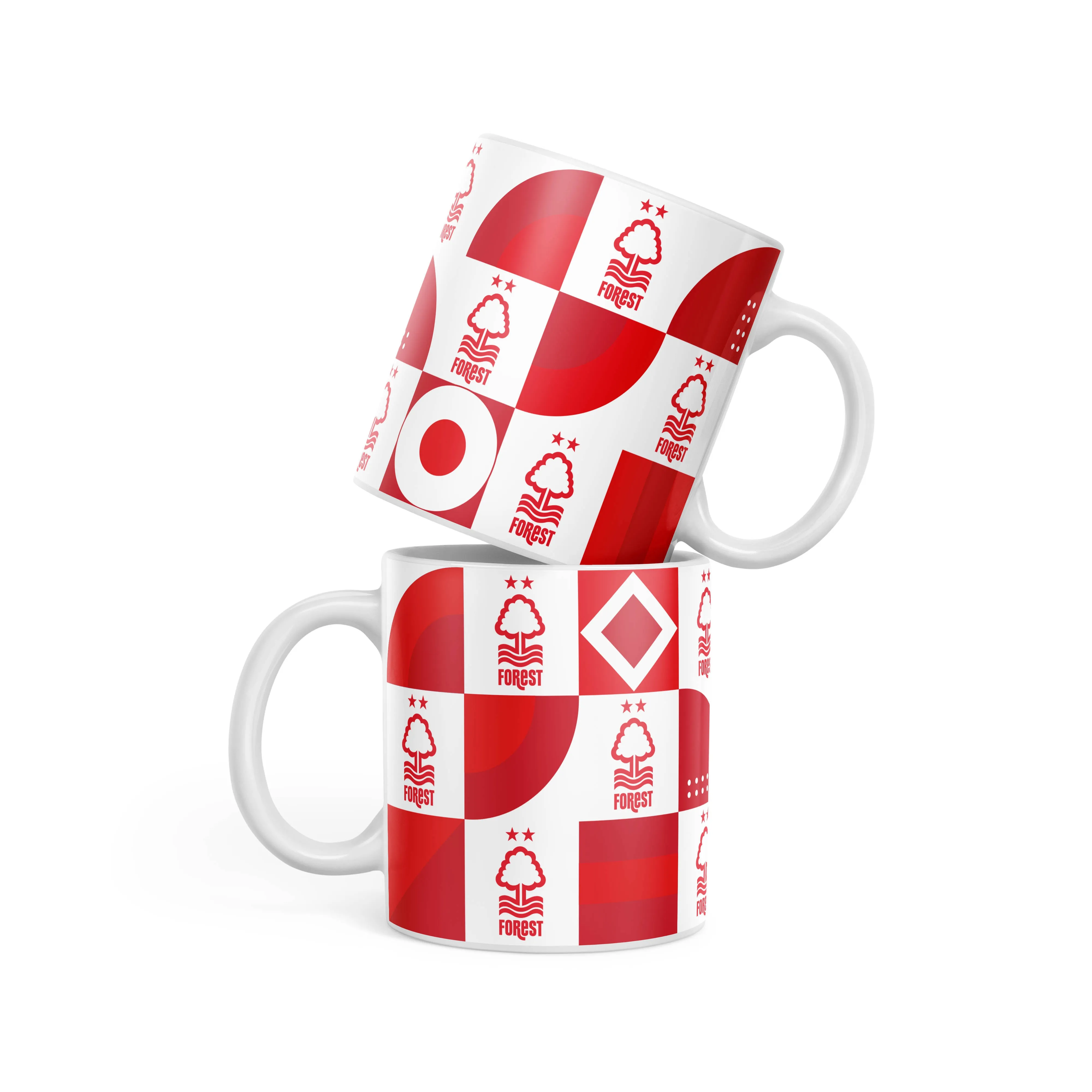 Nottingham Forest Abstract Mug