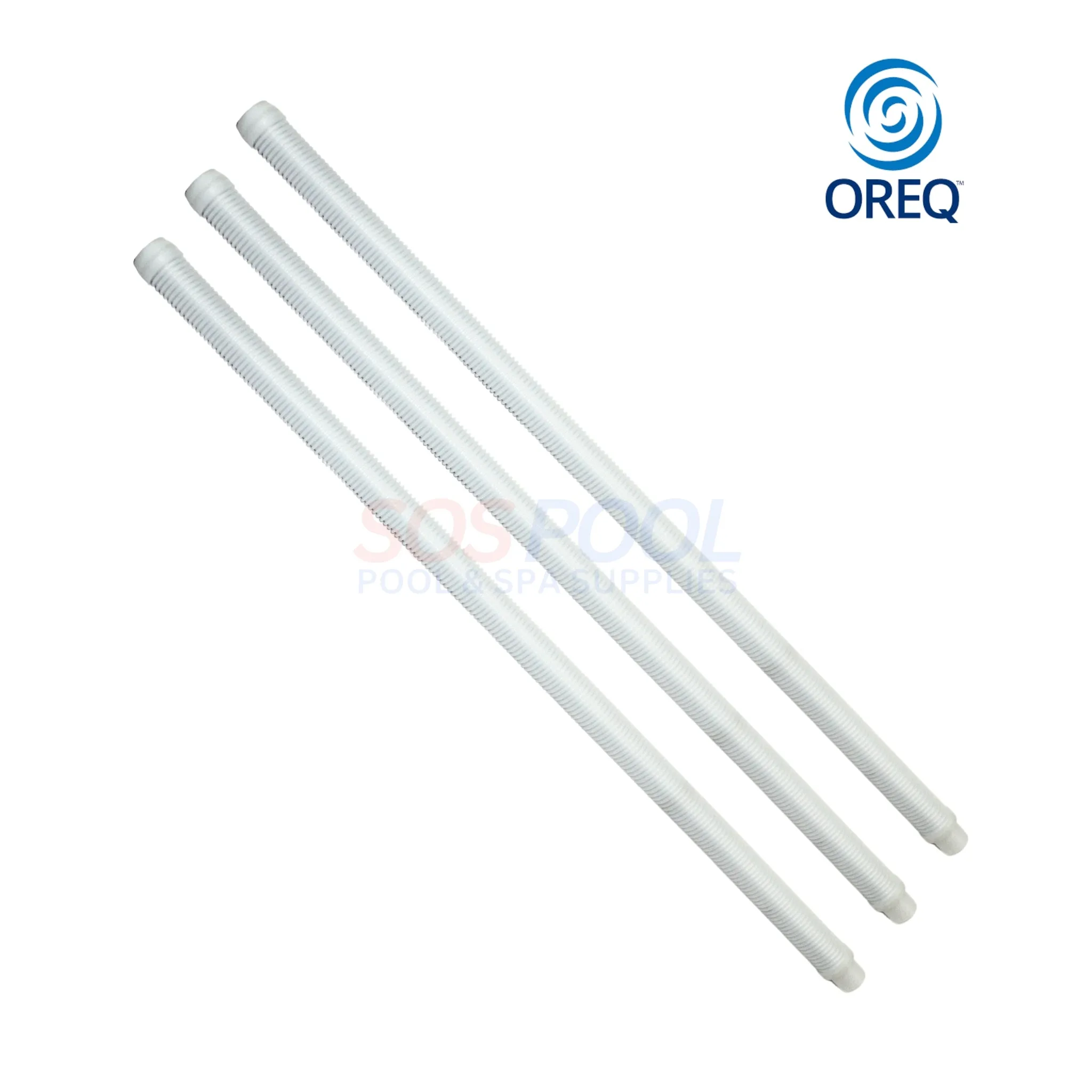 OREQ Sectional Connector Hose For Automatic Pool Cleaner Vacuum | Clear | 4' Ft | APC204C