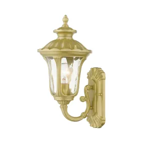 Oxford 1-Light Outdoor Wall Lantern in Soft Gold