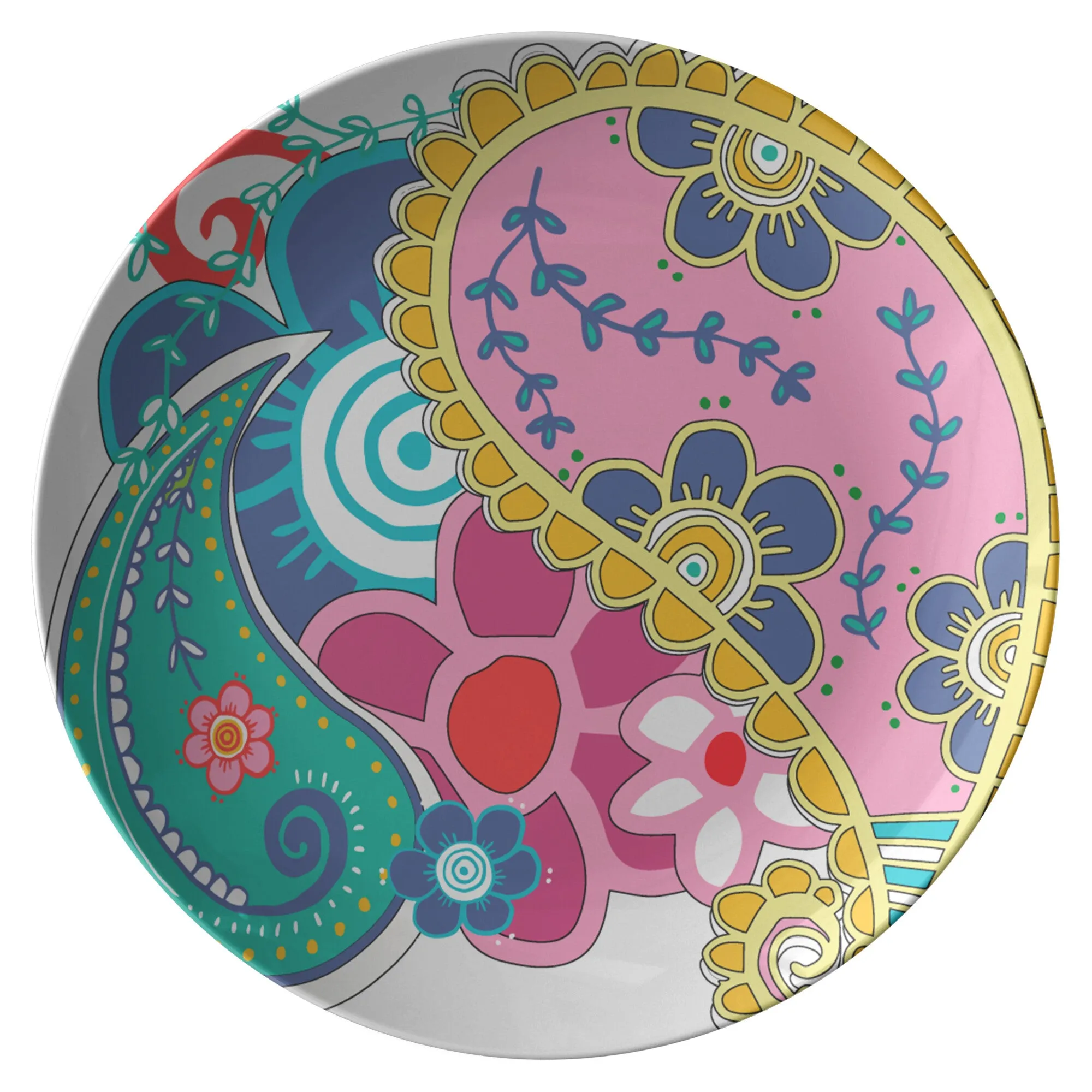 Paislette 10" Dinner Plate Sets