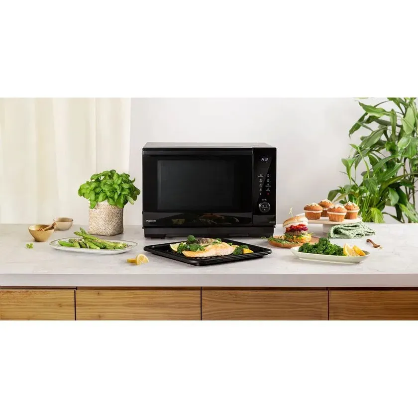 Panasonic 27L Black Combination Steam Microwave Oven NNDS59NBQPQ