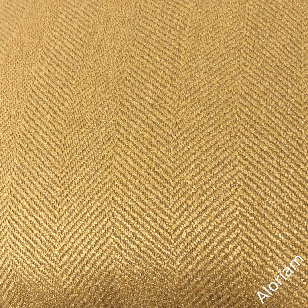 Parker Ochre Yellow Herringbone Pillow Cover