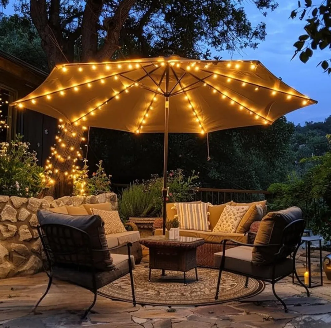 Patio Umbrella Lights