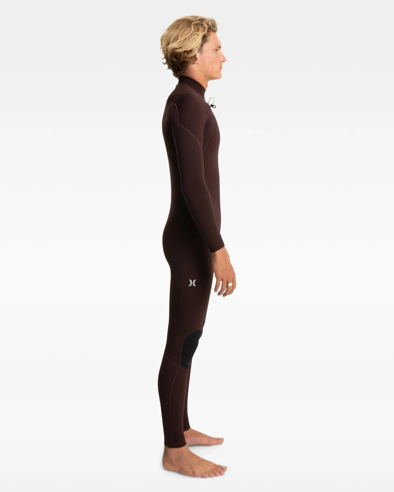 Plus 3/2mm Hurley Mens Wetsuit Steamer - Black/Mahogany