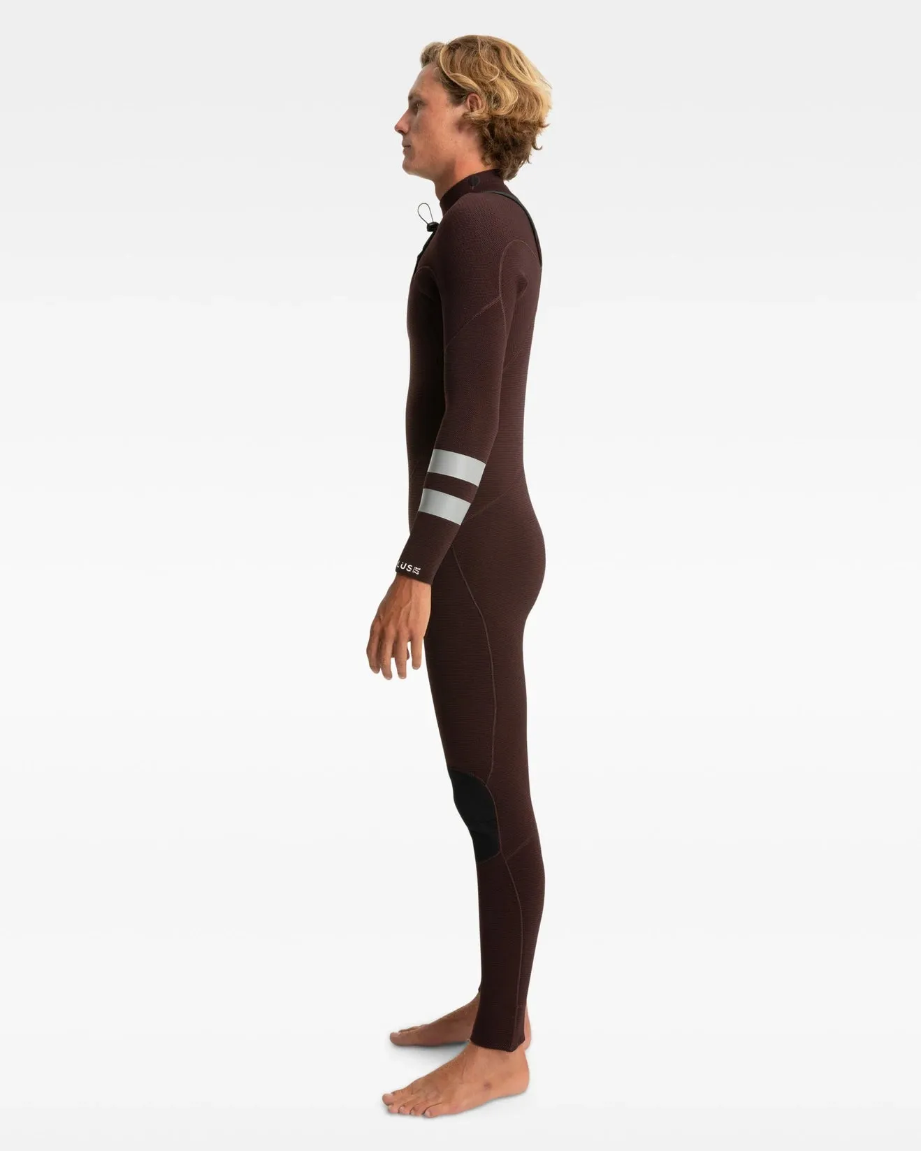 Plus 3/2mm Hurley Mens Wetsuit Steamer - Black/Mahogany