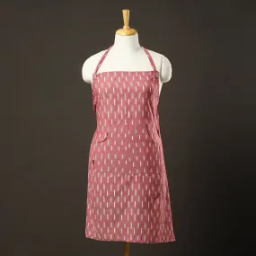 Pochampally Ikat Weave Cotton Apron with Pocket 56