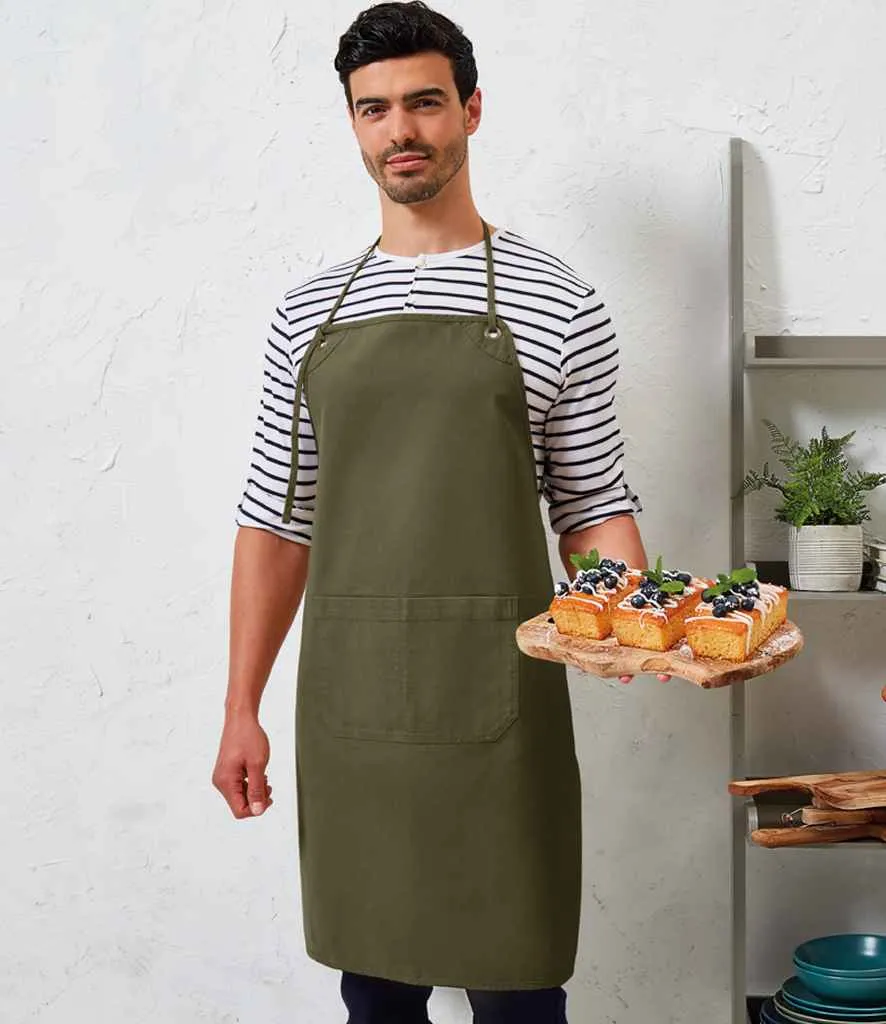 Premier 'Artisan's Choice' Double Pocket Canvas Apron | Olive Green