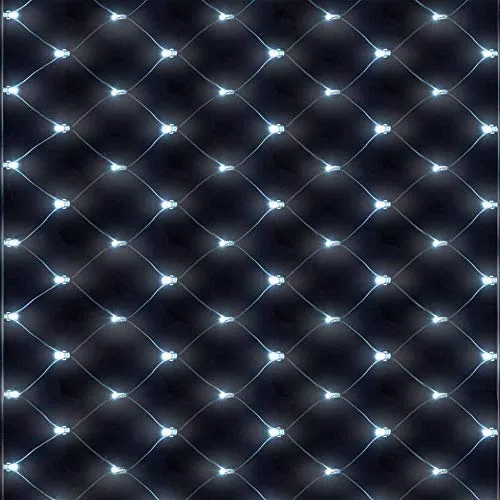 Premier Decorations 160 LED Multi Action net Light - Bright White