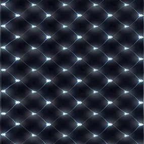 Premier Decorations 160 LED Multi Action net Light - Bright White