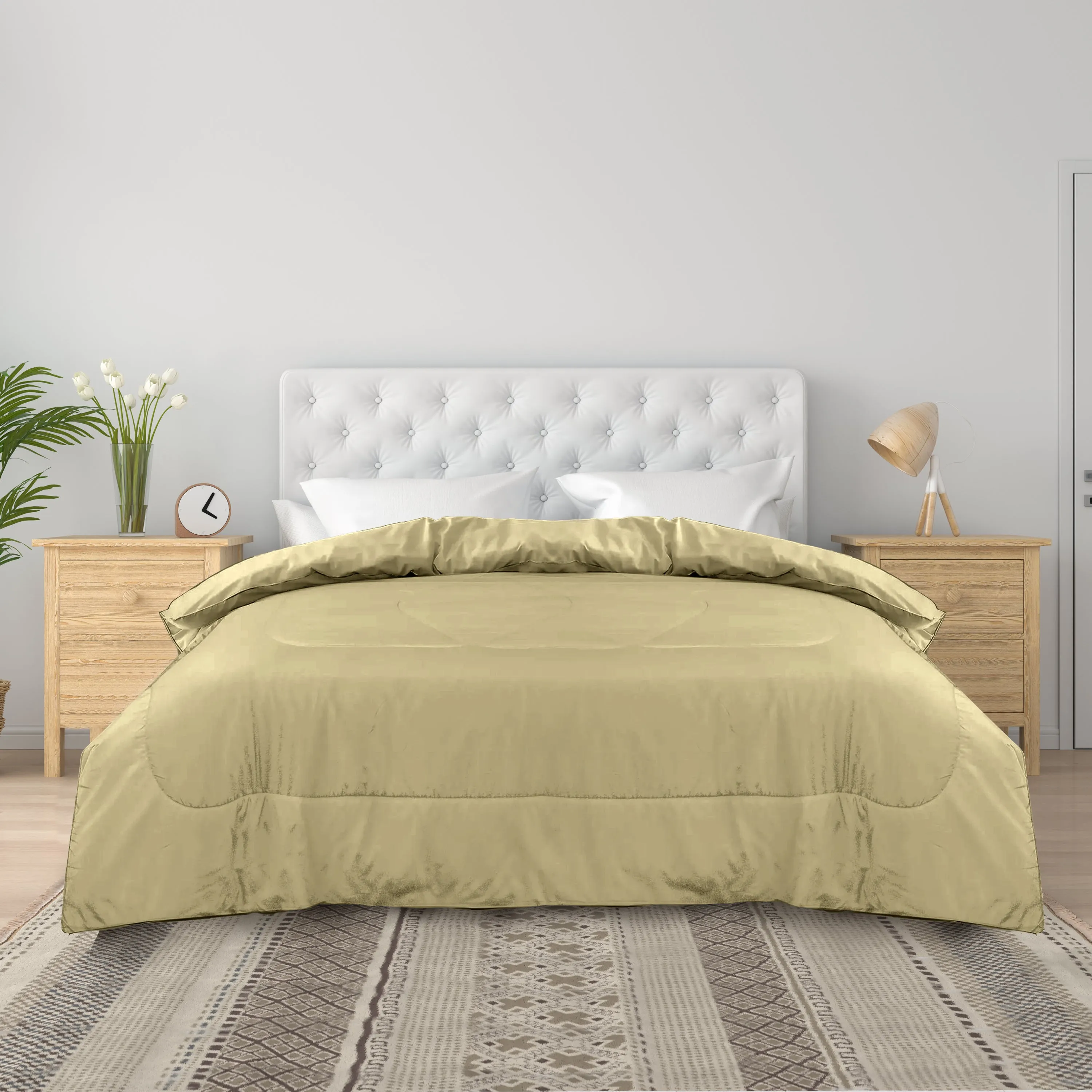 Premium Mustard All Season High quality Super Soft Comforter 1 Piece