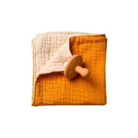 Pure Cotton Comforter with Pacifier | Orange