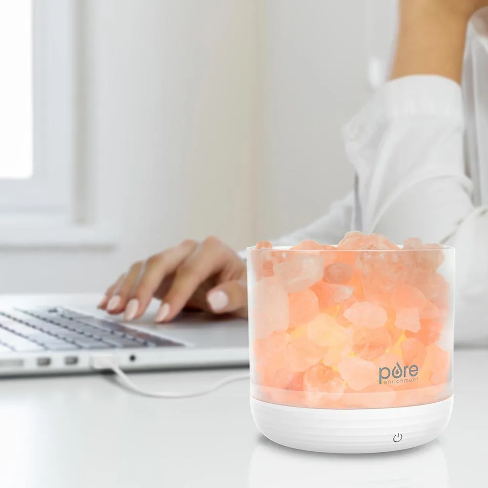 PureGlow™ USB Salt Lamp