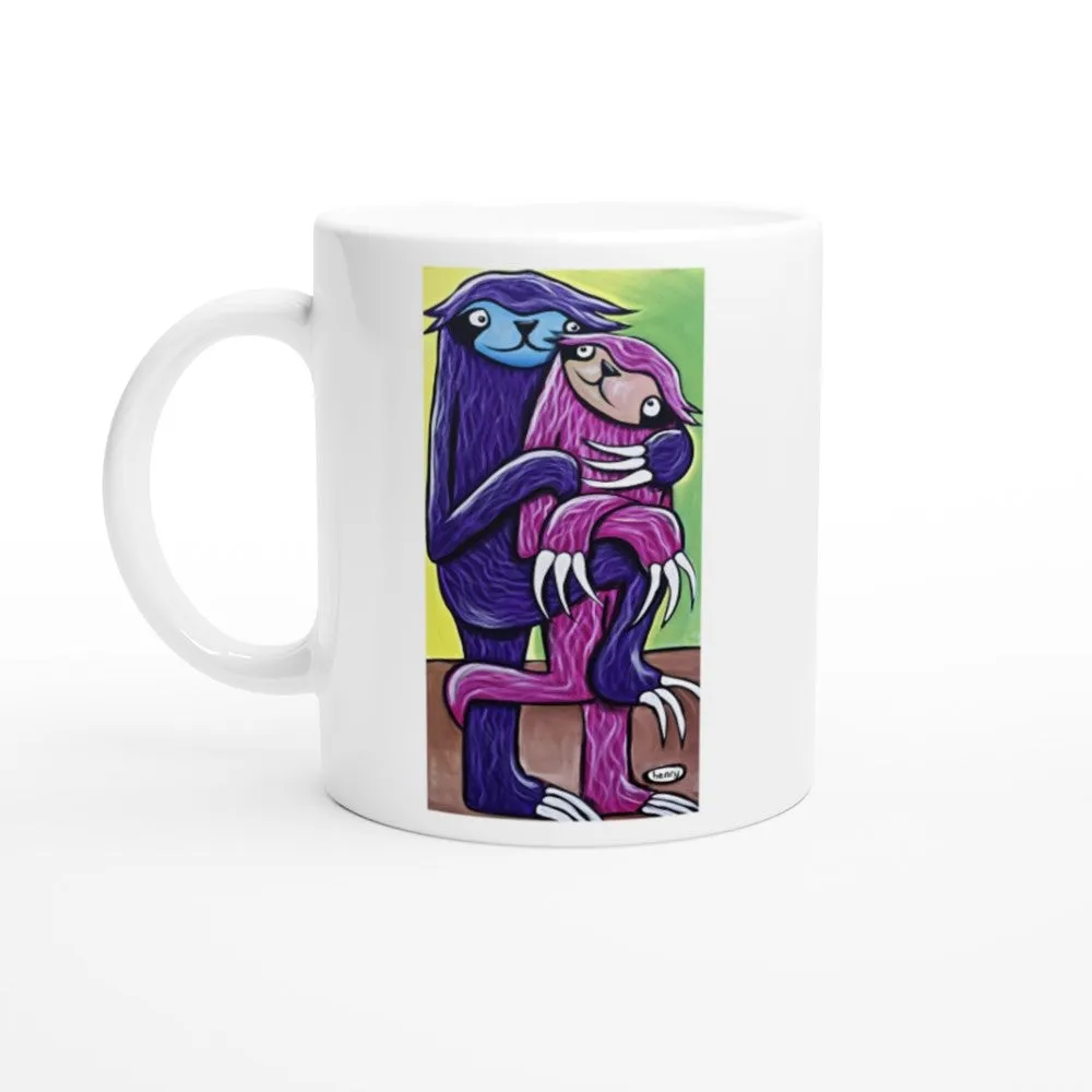 "Sloth Hug" Mug