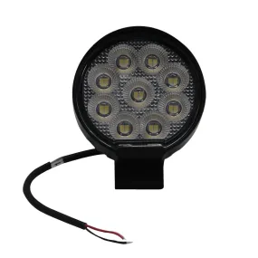 Race Sport RS Round Auxiliary LED Light [IQ Series] Flood Beam Pattern