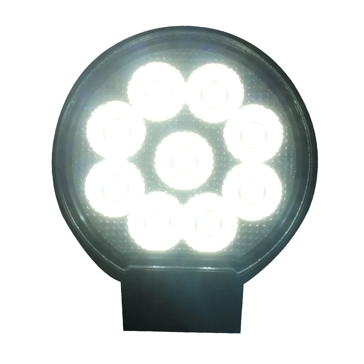 Race Sport RS Round Auxiliary LED Light [IQ Series] Flood Beam Pattern