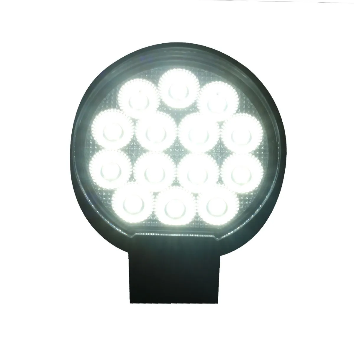 Race Sport RS Round Auxiliary LED Light [IQ Series] Flood Beam Pattern