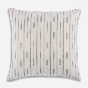 READY TO SHIP Designer Clay McLaurin Ikat Pillow Cover in Indigo