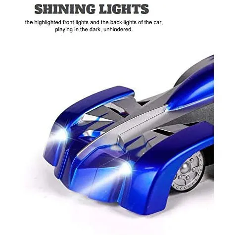 Remote Control Car, Blue Wall Climbing RC Car LED Light