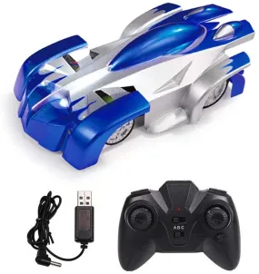 Remote Control Car, Blue Wall Climbing RC Car LED Light